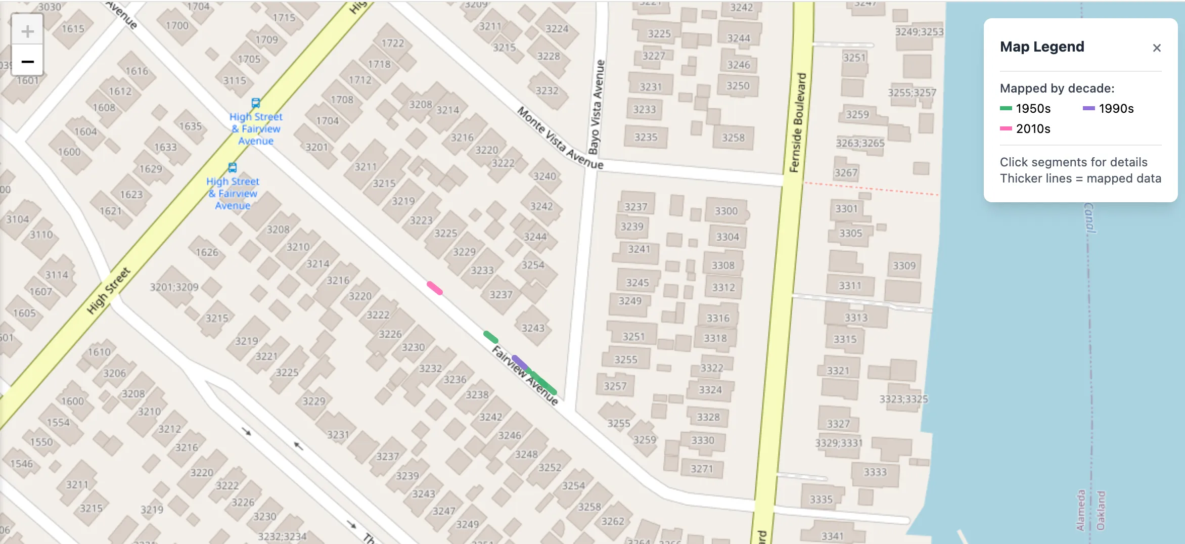 Screenshot of the app